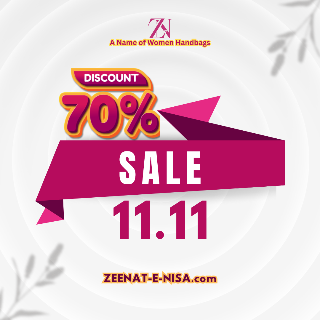 11.11 Sale on Handbags in Pakistan - Shop Premium Styles at Zeenat-e-Nisa